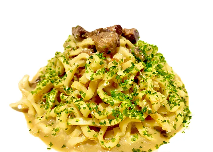 沖縄そばパスタ 沖縄そばボナーラ Okinawa Sobabonara